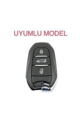 Gma Keys Opel Combo Crossland X Grandland X Mokka Corsa F Nano Anahtar Kılıfı Sustasız Siyah Gold Altın Renk