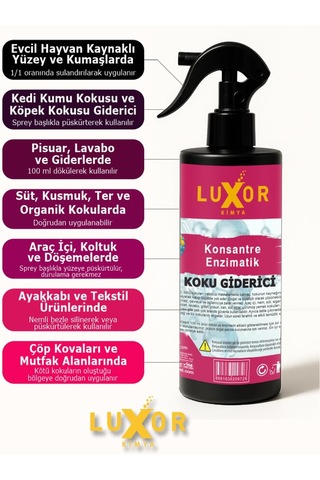 Konsantre Enzimatik Koku Giderici, 200 Ml Lxrkekg200ml