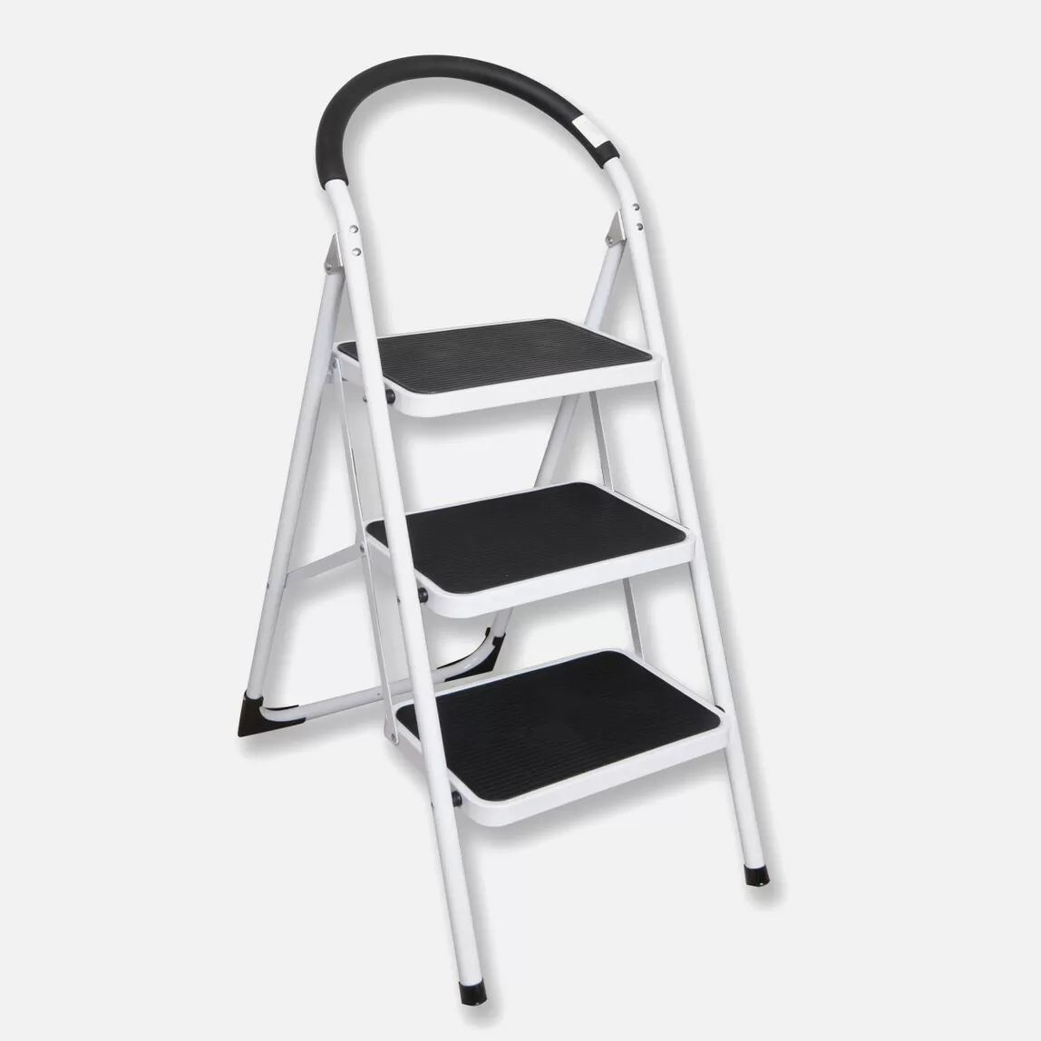 3 Basamaklı Katlanır Merdiven Kaymaz Geniş Basamaklı Ev & Mutfak Tipi 150 Kg Kapasite Emniyetli 1 Adet