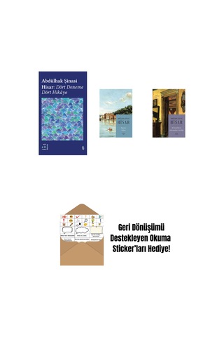Everest Açıkhava 42 - Dört Deneme Dört Hikâye + Boğaziçi Yalıları Kitap Boy + Ali Nizami Bey İn Alafrangalığı Ve Şeyhliği Kitap Boy + Okuma Sticker'ları