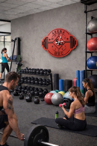 Spor Firmaları İçin Yeni Tasarım Modern Duvar Saati Şık Ve Kalite Bir Arada Çok Renkli