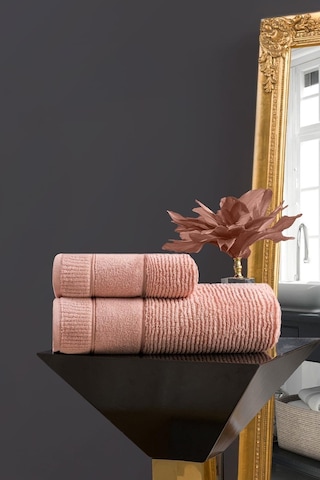 Varol Venedik Micro Cotton Banyo Havlusu 90x150cm Somon-90x150cm Somon