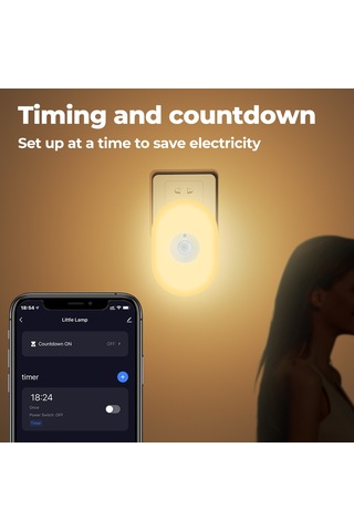 Suofeng Tuya Wifi Akıllı Vücut Algılama Gece Lambası - Çok Seviye Işık Regülasyonu, Uygulama İle Renk Ayarı, Ev Dekoru Için, Avrupa Standartı 110-240v Geniş Voltaj Diğer