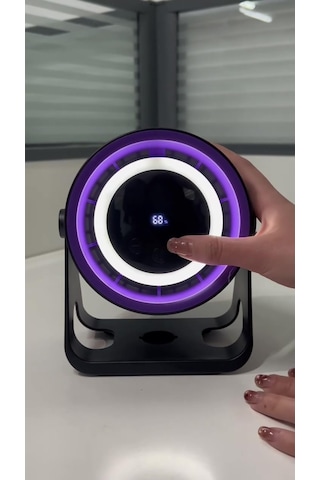Neffo Usb Şarjlı Mini Fan, Taşınabilir, Ayarlanabilir Hızlı, Sessiz Güçlü Soğutucu Vantilatör
