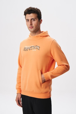 AR-MA Arma Erkek Regular Fit Yazı Baskılı Dikişli Kanguru Cepli Sweatshirt 001