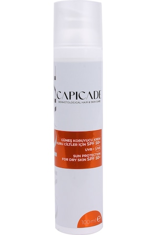 Capicade Kuru Ciltler İçin Güneş Kremi SPF50+ 100 ML