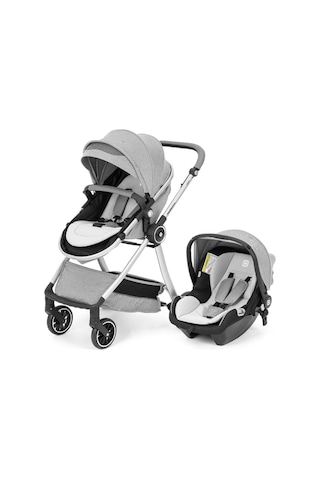 4'lü Set / Comfy Life Seyahat Sistem Bebek Arabası / Oto Koltuğu Kahverengi