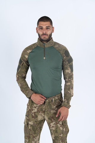 Combat Tactical Outdoor Taktik Tişört Operasyon Tişörtü Uzun Kol T-shirt - 401 Haki