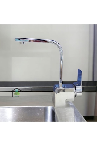 Mintev Elit Kare Krom Mutfak Eviye Bataryası Krom