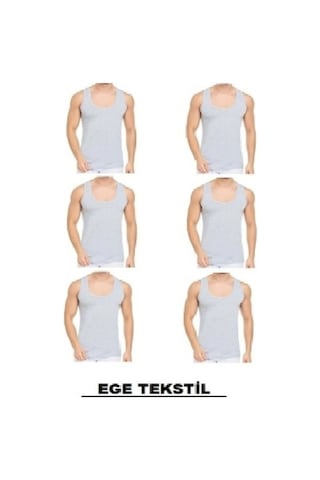 6'li Paket Erkek İç Çamaşır Atlet Seti 001