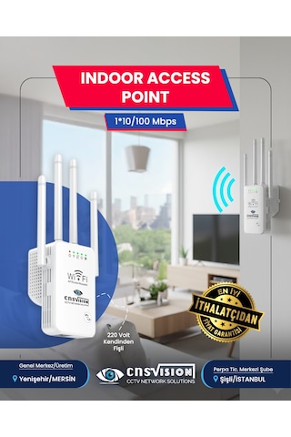 Wifi Repeater Access Point İç Ortam Ev&ofis Tipi