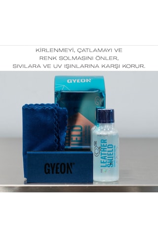 Gyeon Q² Leather Shield Evo Deri Aksamlar İçin Koruyucu Seramik K