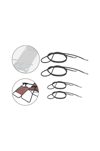 Trendooze Homyl Katlanır Sandalye Bungee Kordonu, Siyah, Yerçekimi Etkisiyle Keyif Siyah