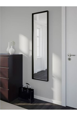 Nıssedal Ayna, Siyah Çerçeveli Boy Aynası 40x150 Cm Siyah