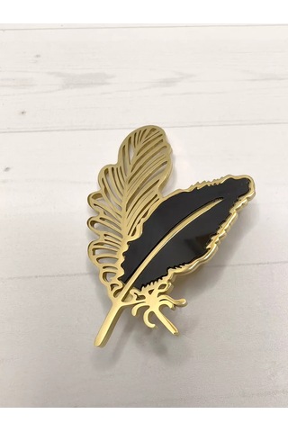 Re Chic Sh Broş "şairin Tüyü" 228788289 Altın Rengi
