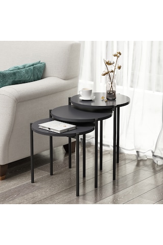 Sunny 3 Lü Zigon Sehpa Antrasit