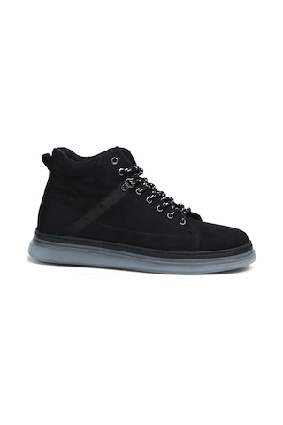Pierre Cardin 13622 Siyah Erkek Nubuk Bot