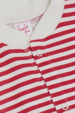 Breeze Kız Bebek Patikli Tulum Çizgili 0-6 Ay, Fuşya-Fuşya