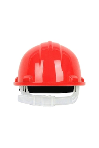 Kırmızı Emniyet Bareti Essafe Ce Belgeli Ter Bantlı Ayarlanabilir