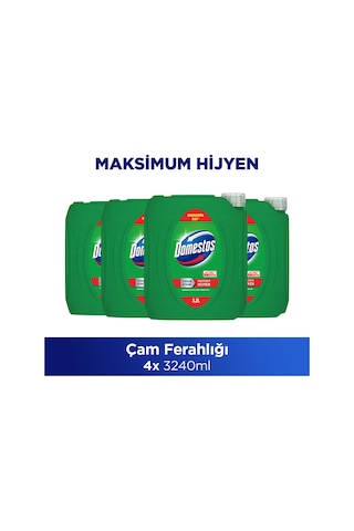 Domestos Çamaşır Suyu Çam Ferahlığı 3240 Ml X4 Diğer