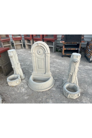 Dekoratif Bahçe Beton Çeşme Barbekü Gross