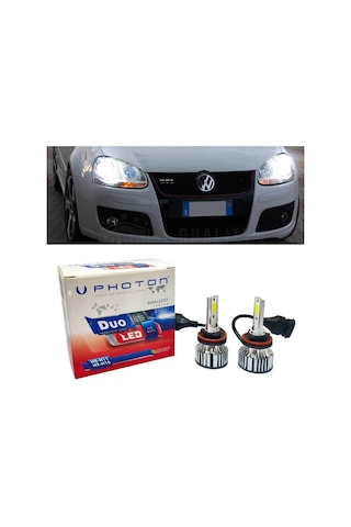 Vw Golf 5 Led Xenon Uzun Far Ampulü H7 Duo Yeni Seri Beyaz 2005-2010