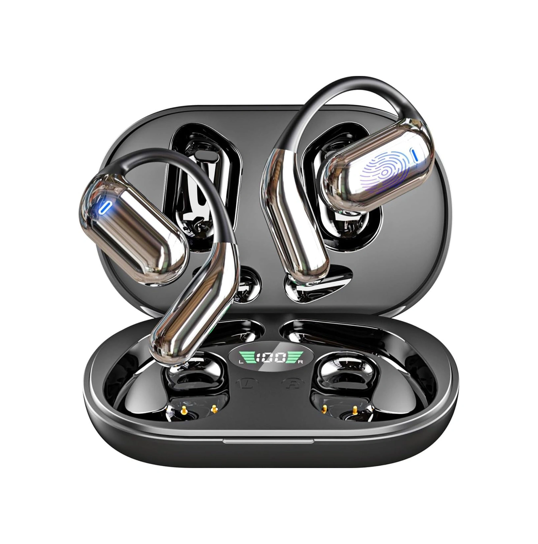 Dofolink Aı Çift Yönlü 144 Dil Anlık Çeviri Kulaklığı - Müzik/arama, Bluetooth 5.4, Açık Kulak Tasarımı, İos/android Uyumlu Q16