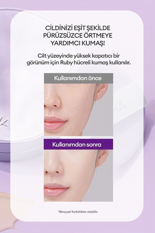 Missha Glow Layering Fit Puff Yüksek Kapatıcılık Sağlayan Yumuşak Makyaj Süngeri 5'li