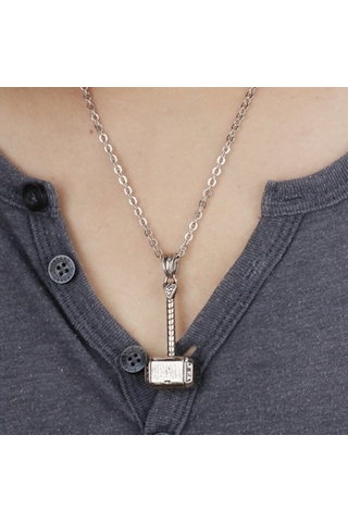Chavin Thor Dizayn Çelik Erkek Kolye Dc80 (478256680)