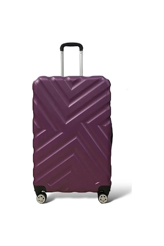 %100 Abs Kullanışlı Darbeye Dayanıklı Bavul&valiz Mor