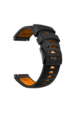 Çift Renkli Akıllı Saat Kayışı 22mm Saat Bandı C20 Pro İçin Evrensel Silikon Saat Bandı