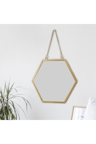 Pazly Yolu Suntek Odası Giyinme Giriş Daire 28,5cmx25cm-altıgen Zu Altın