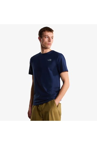 The North Face Mountain Sketch Regular Erkek T-shirt Nf0a8guz8k21 Lacivert