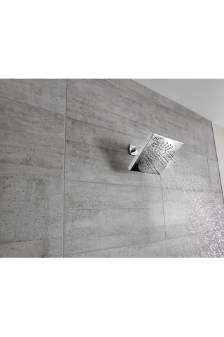 2.5 Gpm, Chrome - S6345 Velocity Two-function 20cm - 1.3cm Diameter Spray Rainshower Showerhead, Chrome