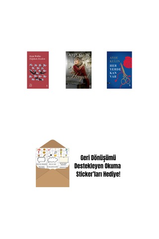 Everest Açıkhava 19 - Doğdum. Kızdım + Hayal + Her Yerde Kan Var Ciltli + Okuma Sticker'ları