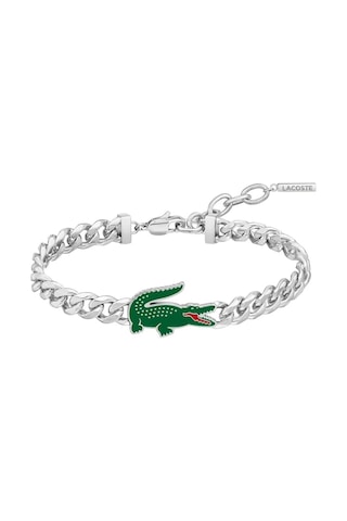 Lacoste Erkek Bileklik - Lacj2040226 Metalik Gri