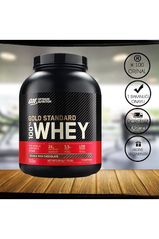 Optimum Gold Standard Whey Protein Tozu 2273Gr + Hediyeli
