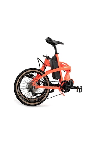Bisan E-folding Strike 20" 9-vites Hd Katlanır Elektrikli Bisiklet Turuncu Turuncu