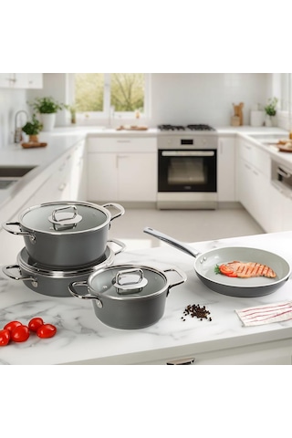 Aryıldız Neo-ceramic 7 Parça Tencere Seti Antrasit Ar256190