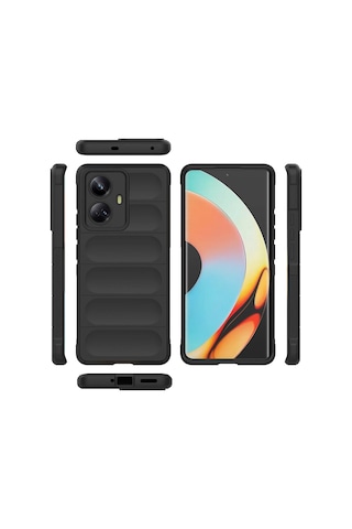 Gld-spt- Newface Realme 10 Pro 5g Kılıf Optimum Silikon - Bordo