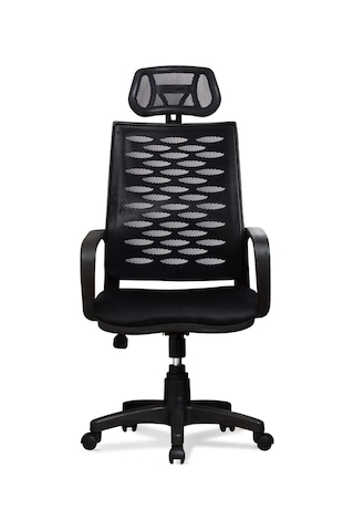 Ev Ve Ofis Çalışma Sandalyesi Bilgisayar Ve Yönetici Koltuğu Atlas Model Siyah