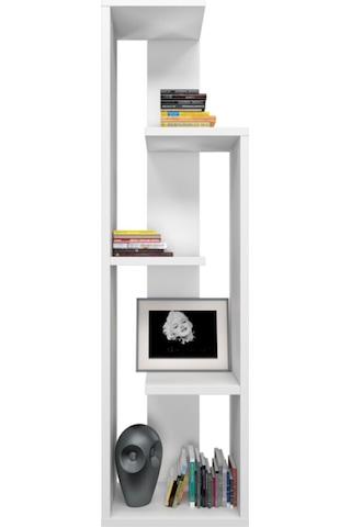 Beyaz Zile Kitaplık Nocolor-bd5056c2