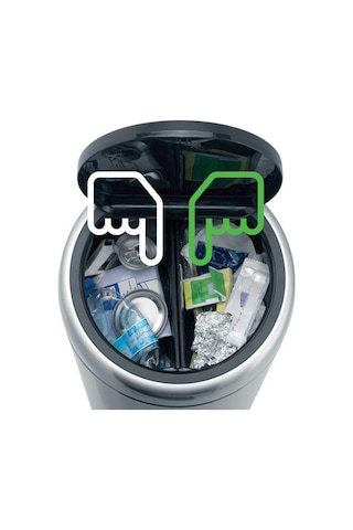 Brabantia Çöp Kutusu Touch Bin 2 X 20 40 Lt Mat Çelik 401084