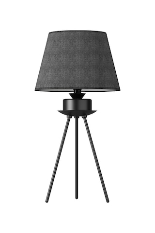 Luxora Avizade Eskitme Tripod Ayaklı Siyah Şapkalı Modern Masa Siyah