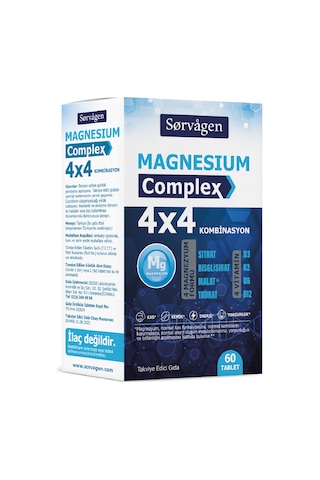 4x4 Magnezyum Complex - 60 Tablet