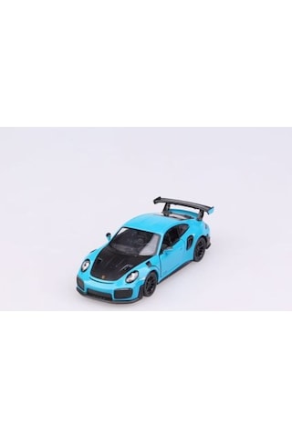 Kinsmart Porsche 911 Gt2 Rs 1 32 Die-cast Model Araba açık Mavi