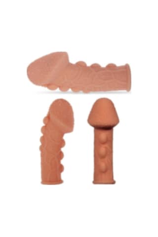 Erofoni No:9 Ultra Soft Yumuşak Dokulu 15 CM Lüks Realistik Penis Kılıfı