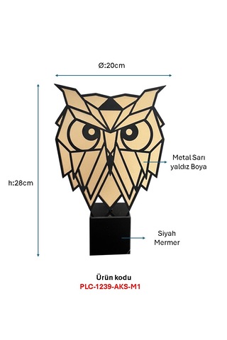 Sarı-siyah Aksesuar Plc-1239-aks-m1