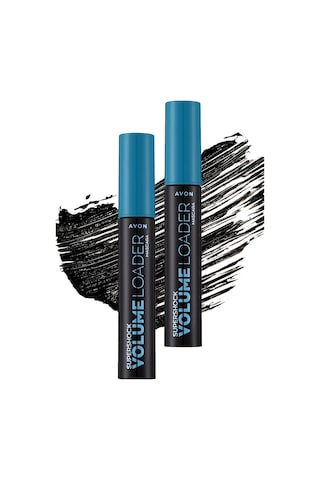 Avon Supershock Volume Loader Maskara 10 ML Blackest Black 2'li