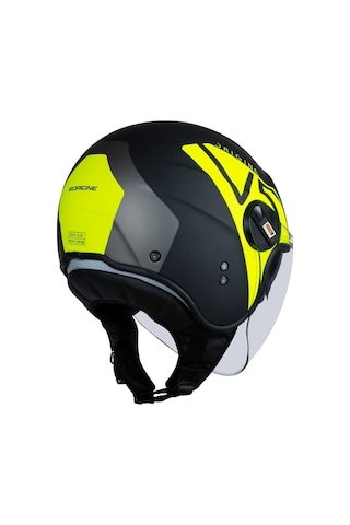 Origine Alpha Track Fluo Açık Kask Siyah - Sarı
